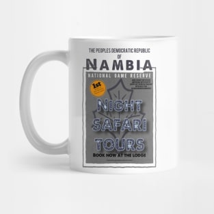 Night safari at the Nambian Game Reserve Mug